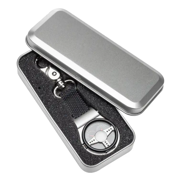 Steering Wheel Pocket Watch with Carabiner #4