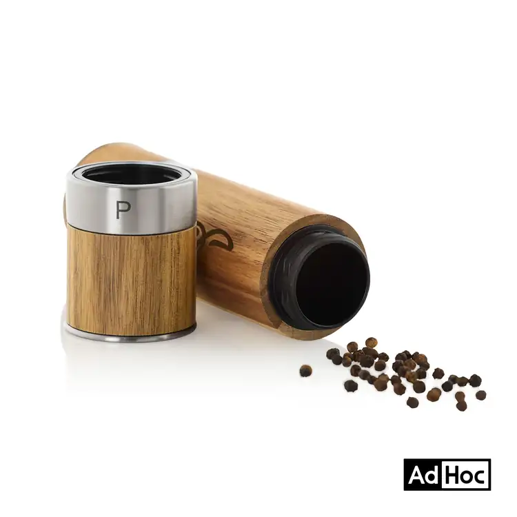 AdHoc DuoMill Salt and Pepper Mill with Acacia Wood #3