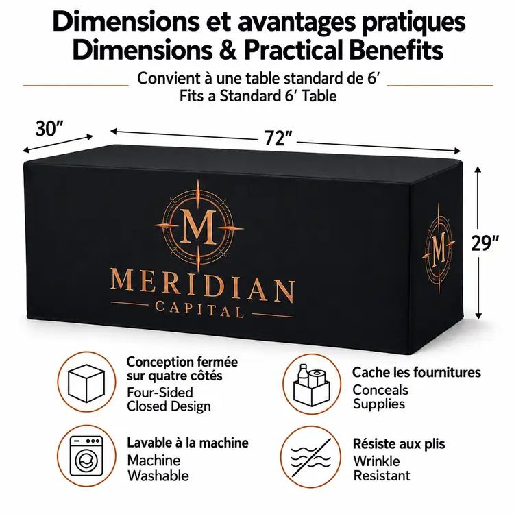 Premium Closed Back Fitted Tablecloth #2