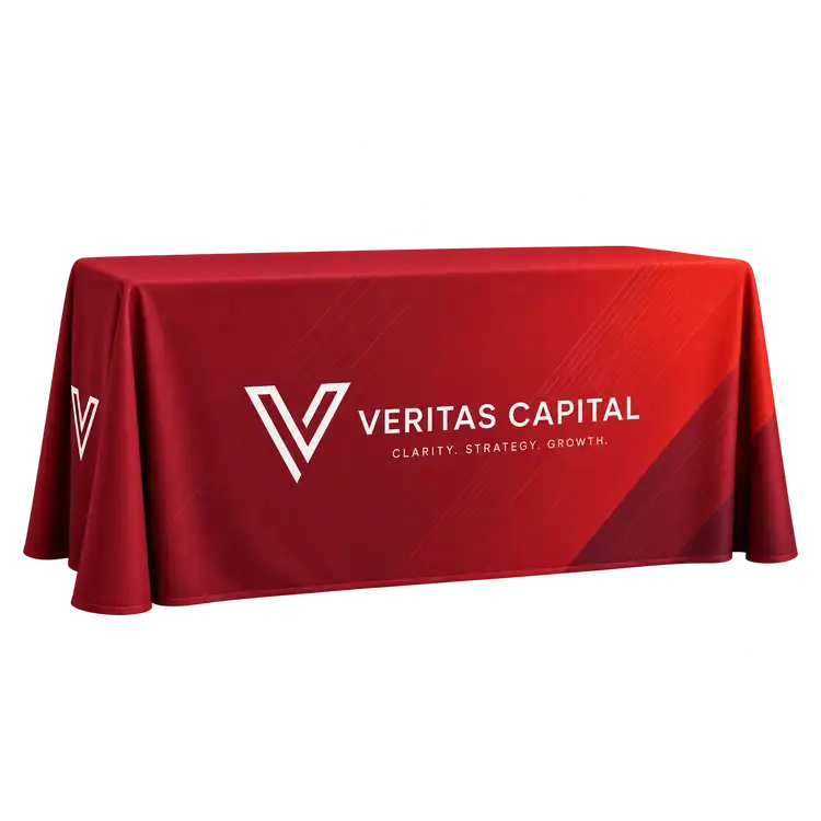 Premium Closed Back Drape Tablecloth