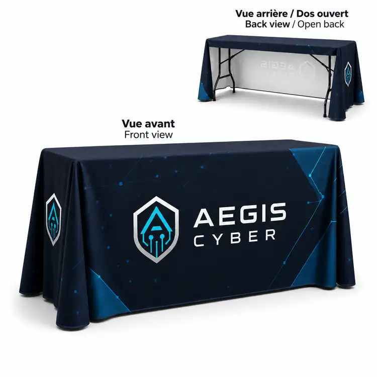 Premium Open Back Drape Tablecloth #2
