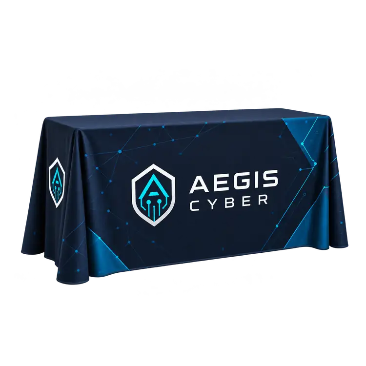 Premium Open Back Drape Tablecloth