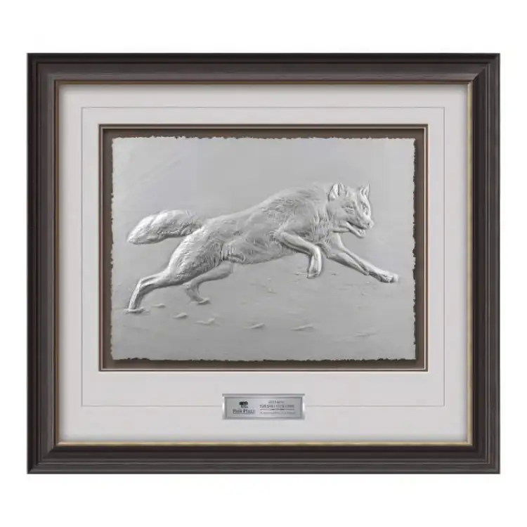 Waterleaf White Shadow Framed Artwork