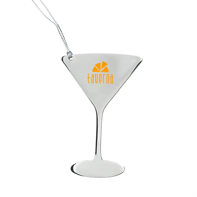 Jolly Wine Glass Ornament