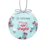 Starfire Crystal Circle Ornament Multicolor