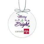 Jade Glass Circle Ornament Multicolor