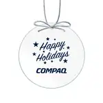 Jade Glass Circle Ornament Imprinted