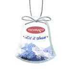 Jade Glass Bell Ornament Multicolor