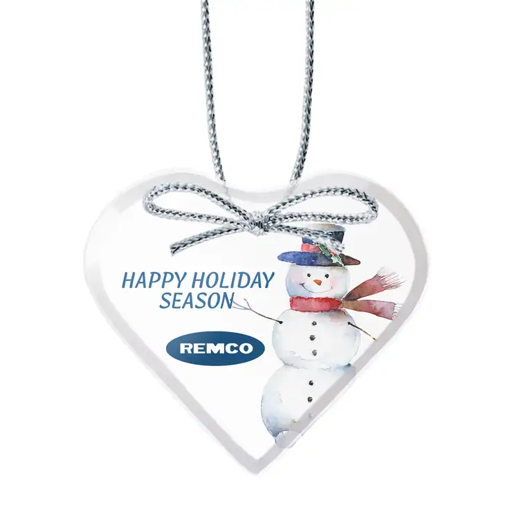 Ornement de Noël coeur en cristal Starfire Multicolore