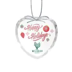 Optical Crystal Heart Ornament Multicolor