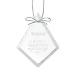 Starfire Crystal Diamond Ornament Deep Etch