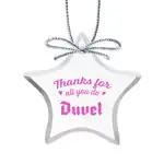 Starfire Crystal Star Ornament Imprinted