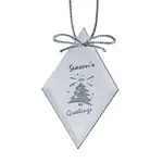 Mirror Diamond Ornament Laser Engraved