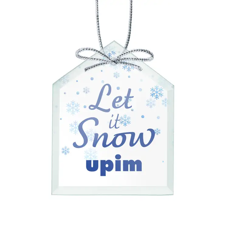 Jade Glass House Ornament Multicolor