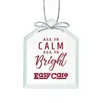 Jade Glass House Ornament Imprinted