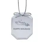 Mirror Octagon Ornament Laser Engraved