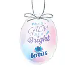 Optical Crystal Oval Ornament Multicolor