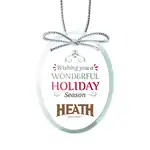 Jade Glass Oval Ornament Multicolor
