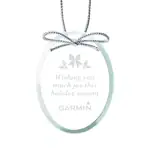Jade Glass Oval Ornament Deep Etch