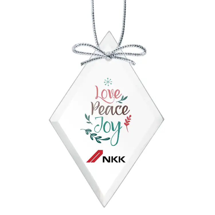 Ornement de Noël pointe de flèche en cristal Starfire Multicolore