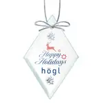 Jade Glass Arrowhead Ornament Multicolor