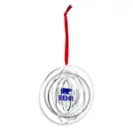 Dazzling 3D Round Ornament