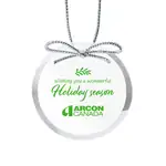 Round Starfire Crystal Ornament Imprinted
