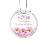 Optical Crystal Round Ornament Multicolor
