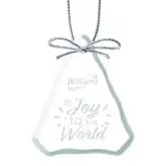 Jade Glass Tree Ornament Deep Etch