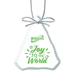 Jade Glass Tree Ornament Imprinted