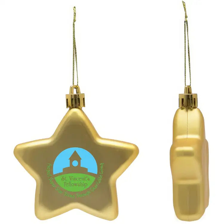 Shatter Resistant Flat Star Ornament #4