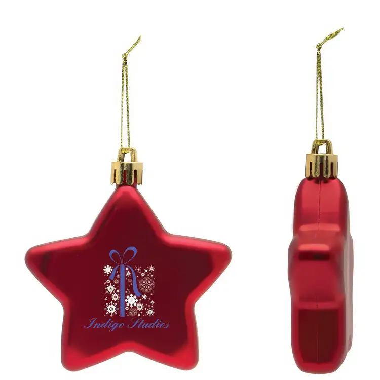 Shatter Resistant Flat Star Ornament #8