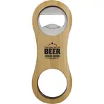 Rounded Bamboo Bottle Opener