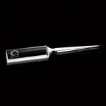 Bevelled Optical Crystal Letter Opener - Deep Etch