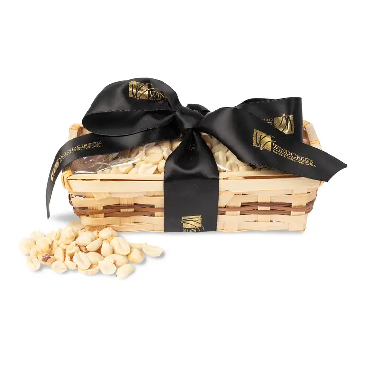 Gift Basket with Salted Peanuts