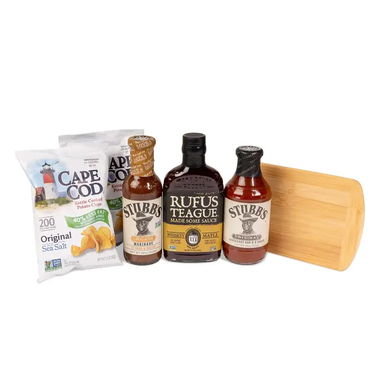 BBQ Gift Tub with Bamboo Cutting Board #2
