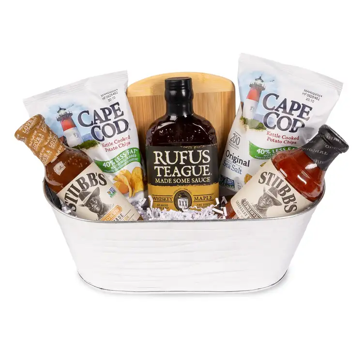 BBQ Gift Tub with Bamboo Cutting Board #3