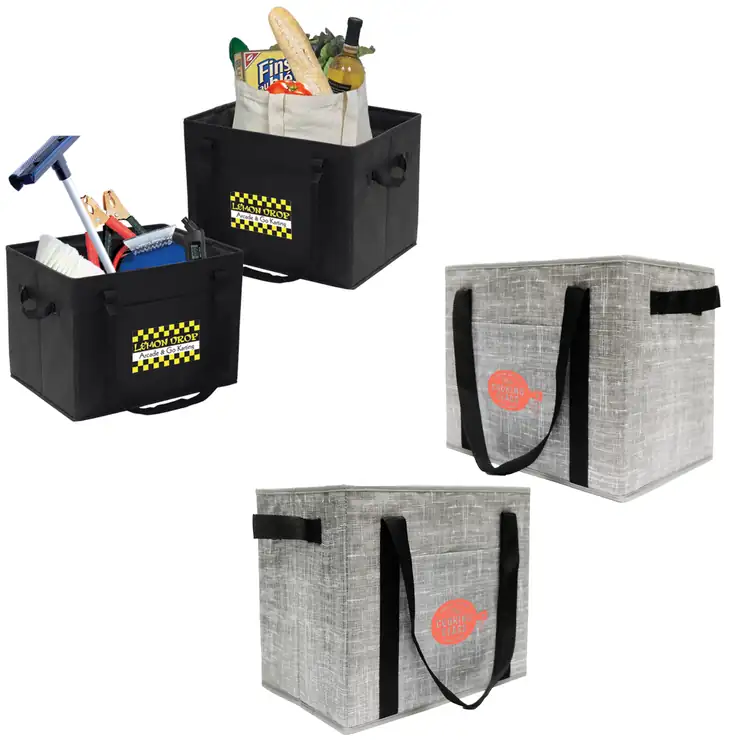 Folding Cargo Carrier with Dual Handles