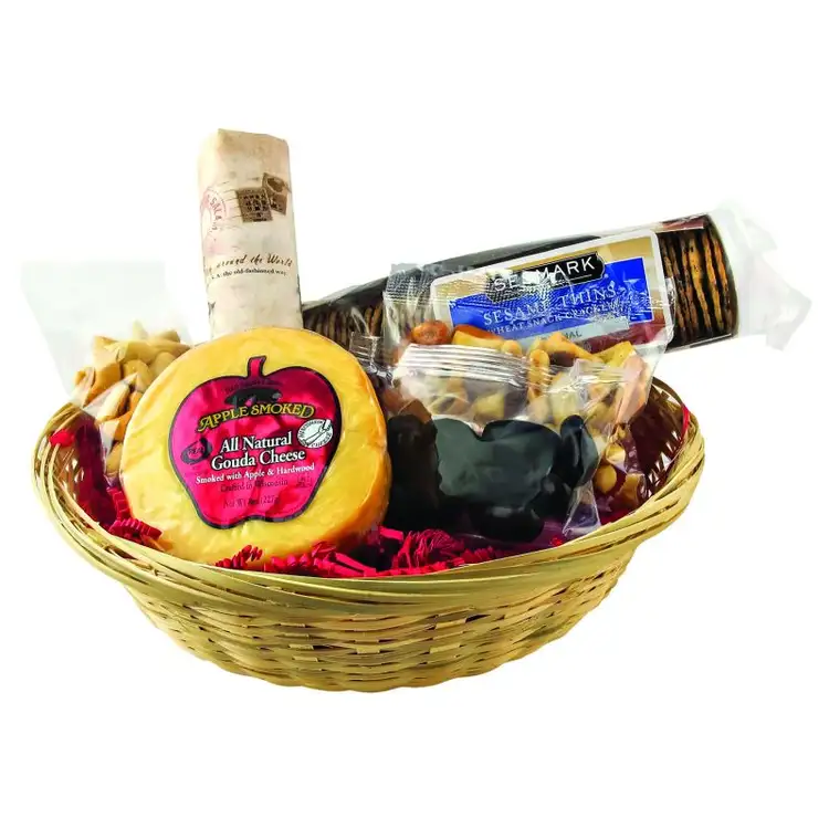 Cheese and Snack Gift Basket #2