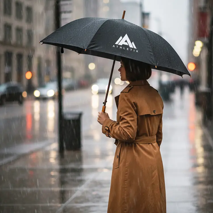 Parapluie Khasi avec poignée en bambou #3