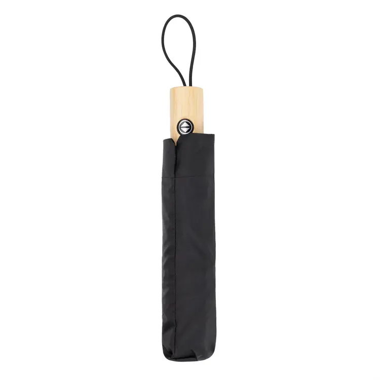 Parapluie compact Chocó avec poignée en bambou #2
