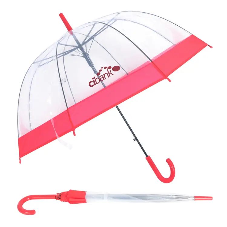 Parapluie dôme transparent à ouverture automatique Dome 46" #3