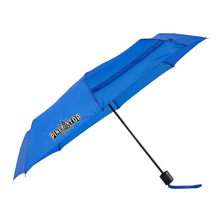 Manual folding umbrella with black frame #7