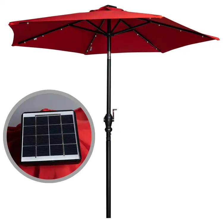 Solar LED Patio Umbrella #3