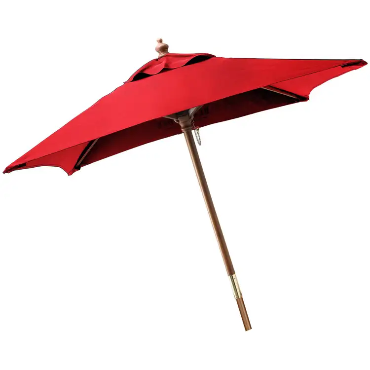 Square Wooden Frame Market Umbrella #3