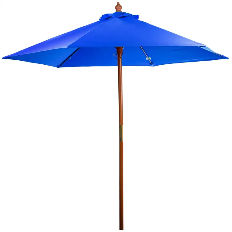Wood and Fiberglass Market Umbrella #15