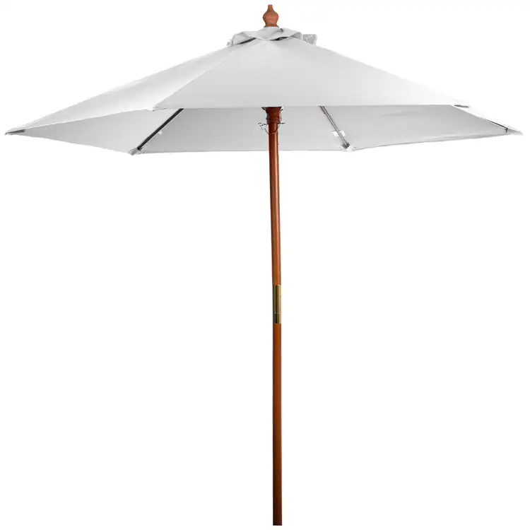 Wood and Fiberglass Market Umbrella #16