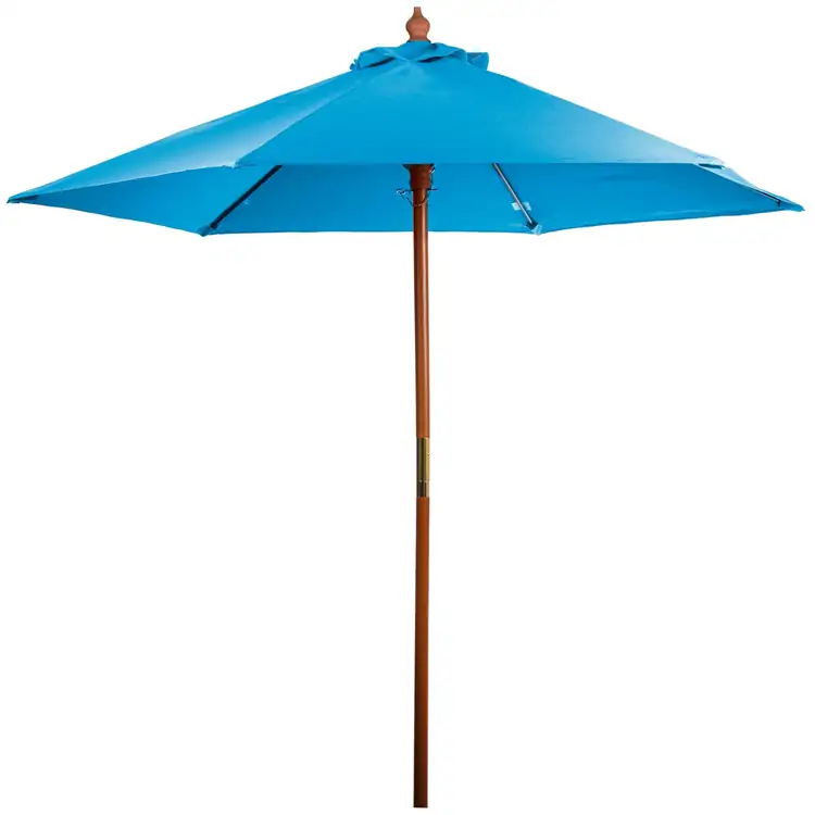 Wood and Fiberglass Market Umbrella #4