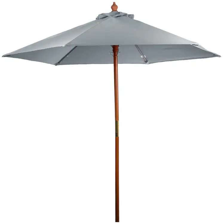 Wood and Fiberglass Market Umbrella #5