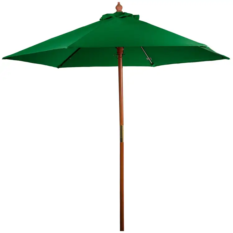 Wood and Fiberglass Market Umbrella #6